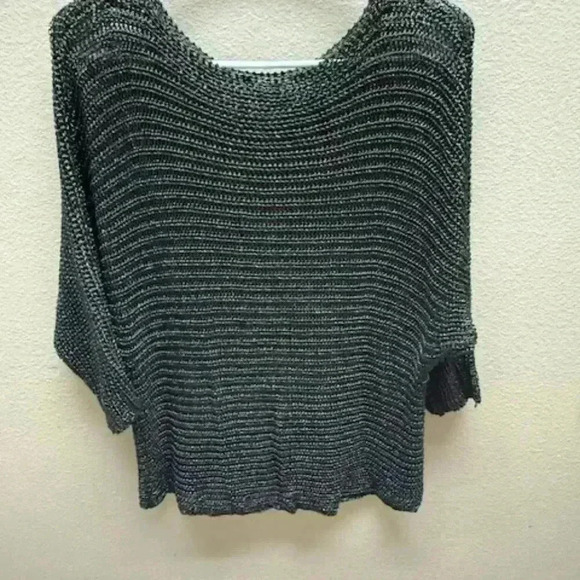 vince metallic mesh blouse - Picture 4 of 4